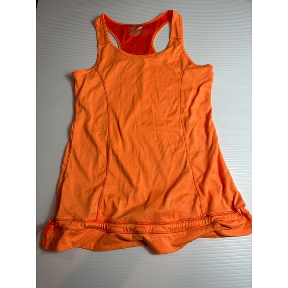 Layer 8 Performance Tank Top Racerback Athletic Sleeveless Orange Small - Picture 1 of 7